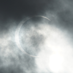 A photo of the 2023-10-14 annular solar eclipse taken by Ross A. Whitley from San Antonio, Texas.